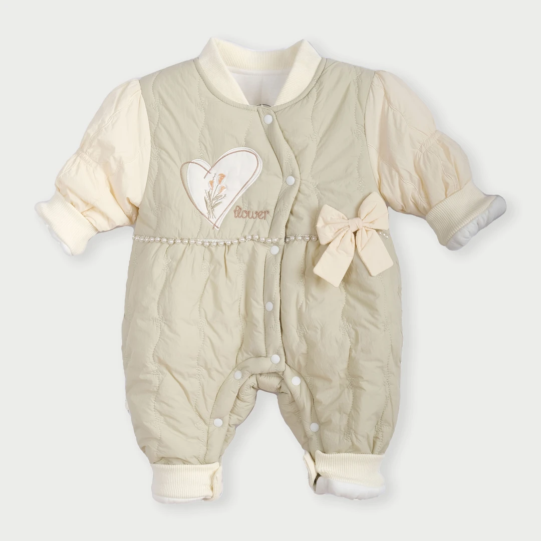 【120克闭档】 2025嘟嘟猴秋冬薄棉婴幼儿66-90宝宝闭档棉服连体衣