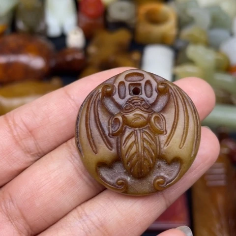 和田玉未镶嵌颈饰27