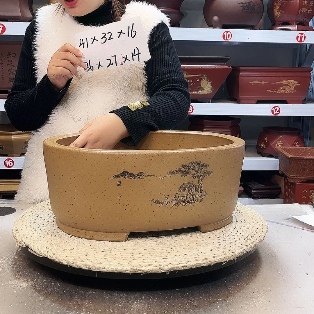 紫砂花盆紫砂花盆