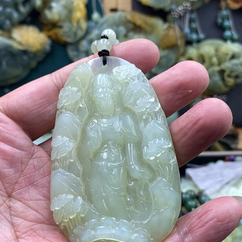 【闪购商品】未镶嵌蛇纹石玉吊坠
