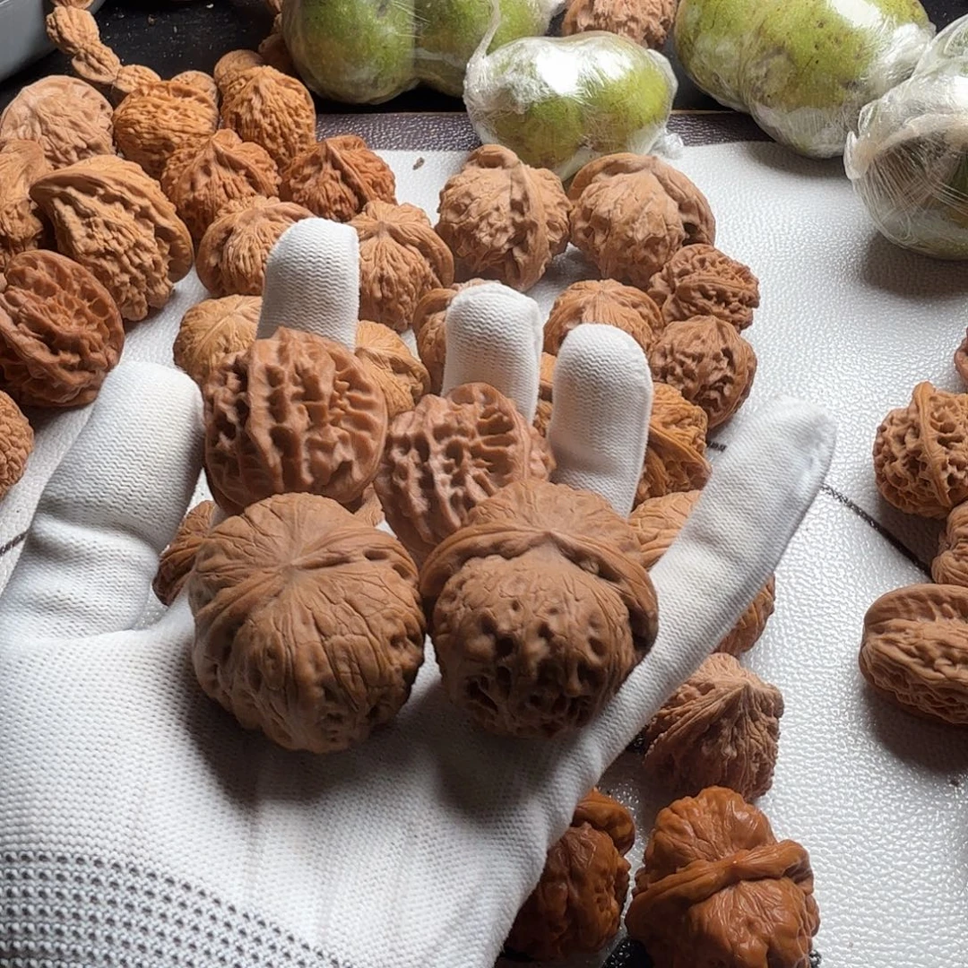 锦***乐把件文玩核桃元宝大龙