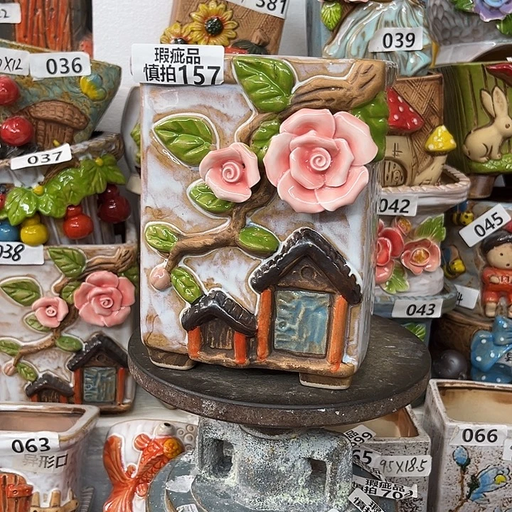 粗陶材质多肉花盆157