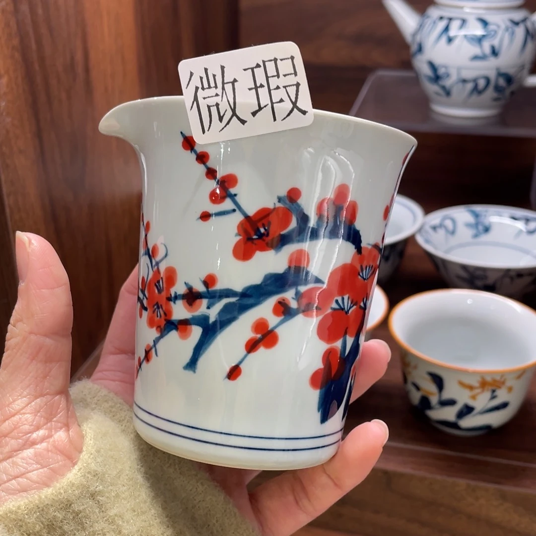 有瑕釉下彩纯手绘