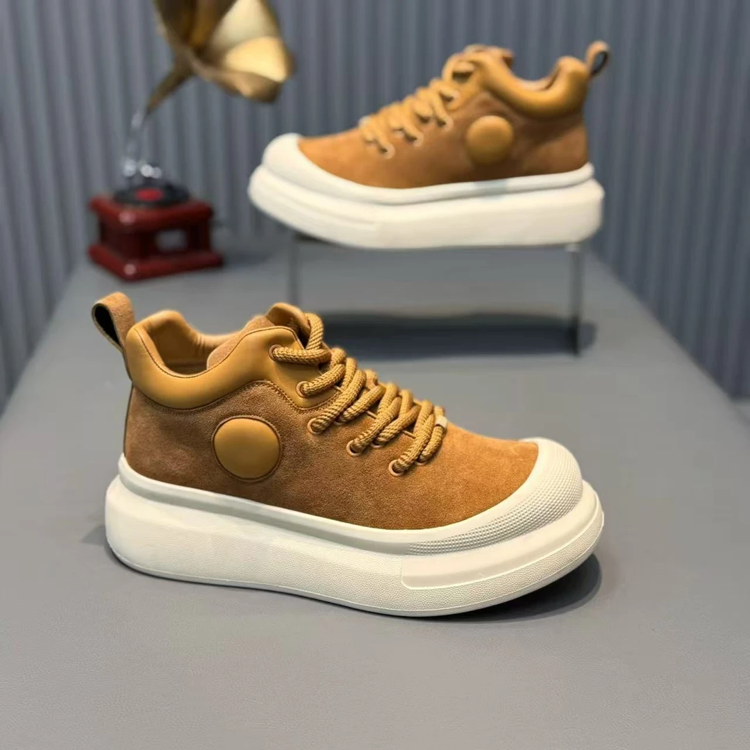 DS55-22【皮鞋码】单棉同款洋气软底轻便软底男款潮鞋