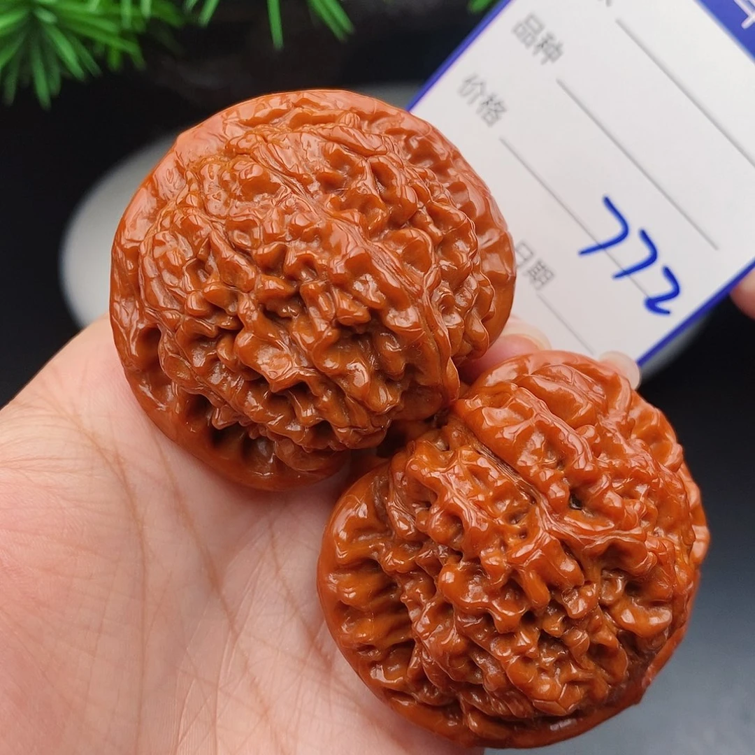 文玩核桃把件49官帽772