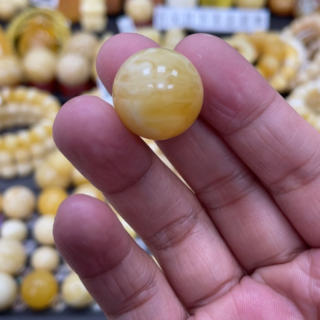 琥珀珠宝奇石未镶嵌18.6mm