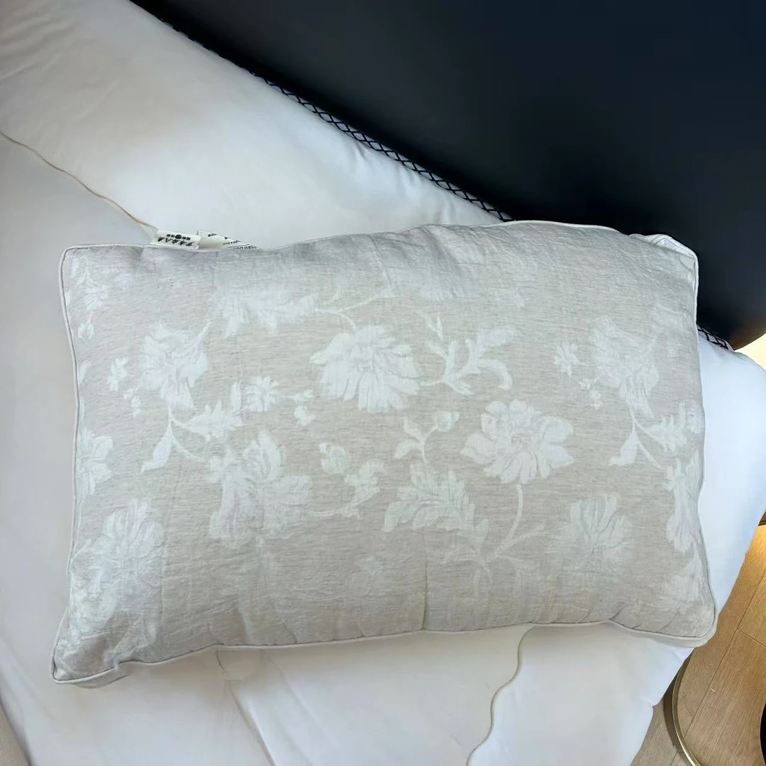 【枕头-盛花-米】40*60枕头舒服透气柔软亲肤一个