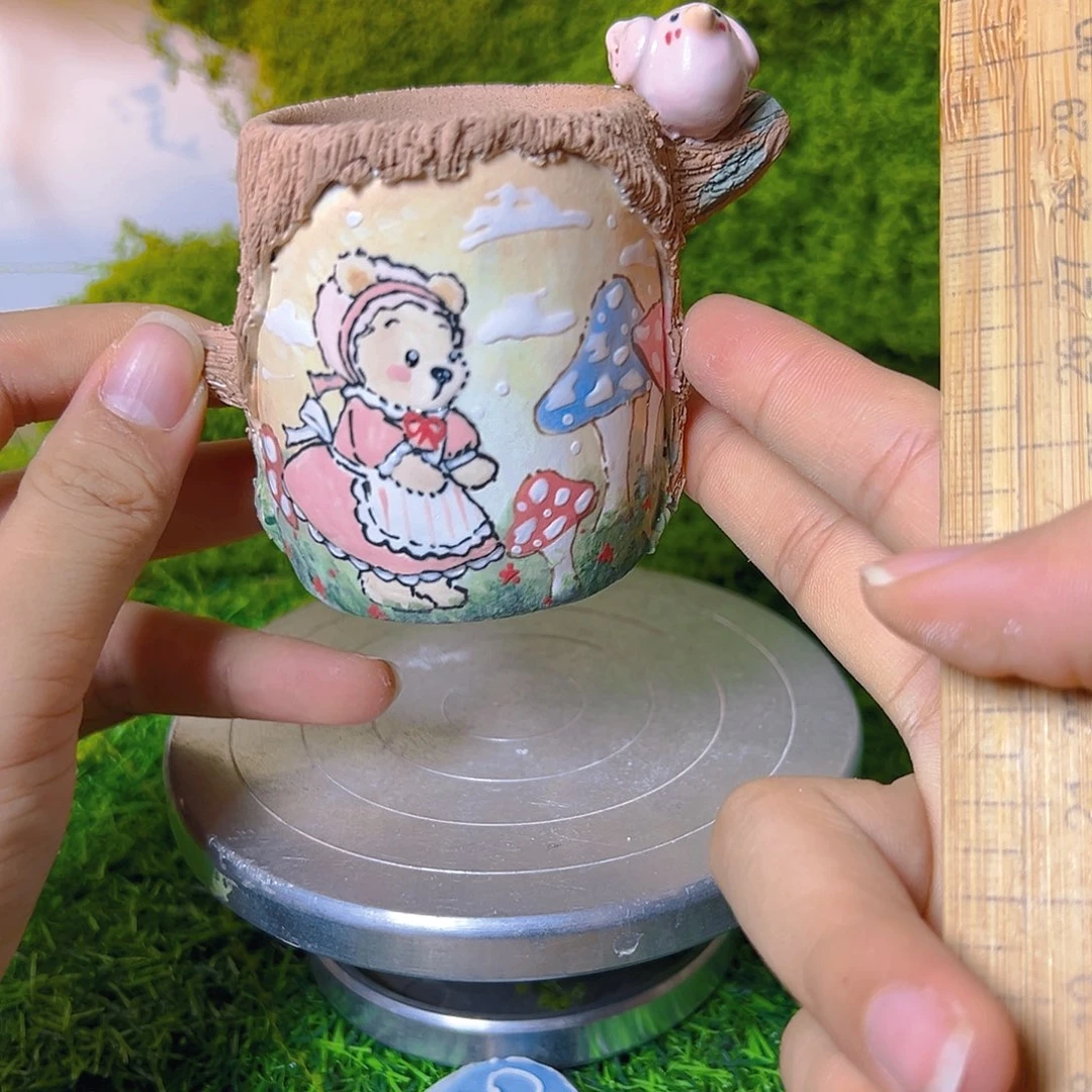 清仓老梧家的手工多肉花盆