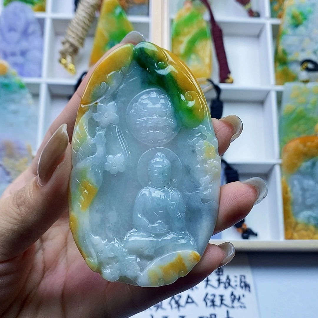 翡翠未镶嵌颈饰翡翠