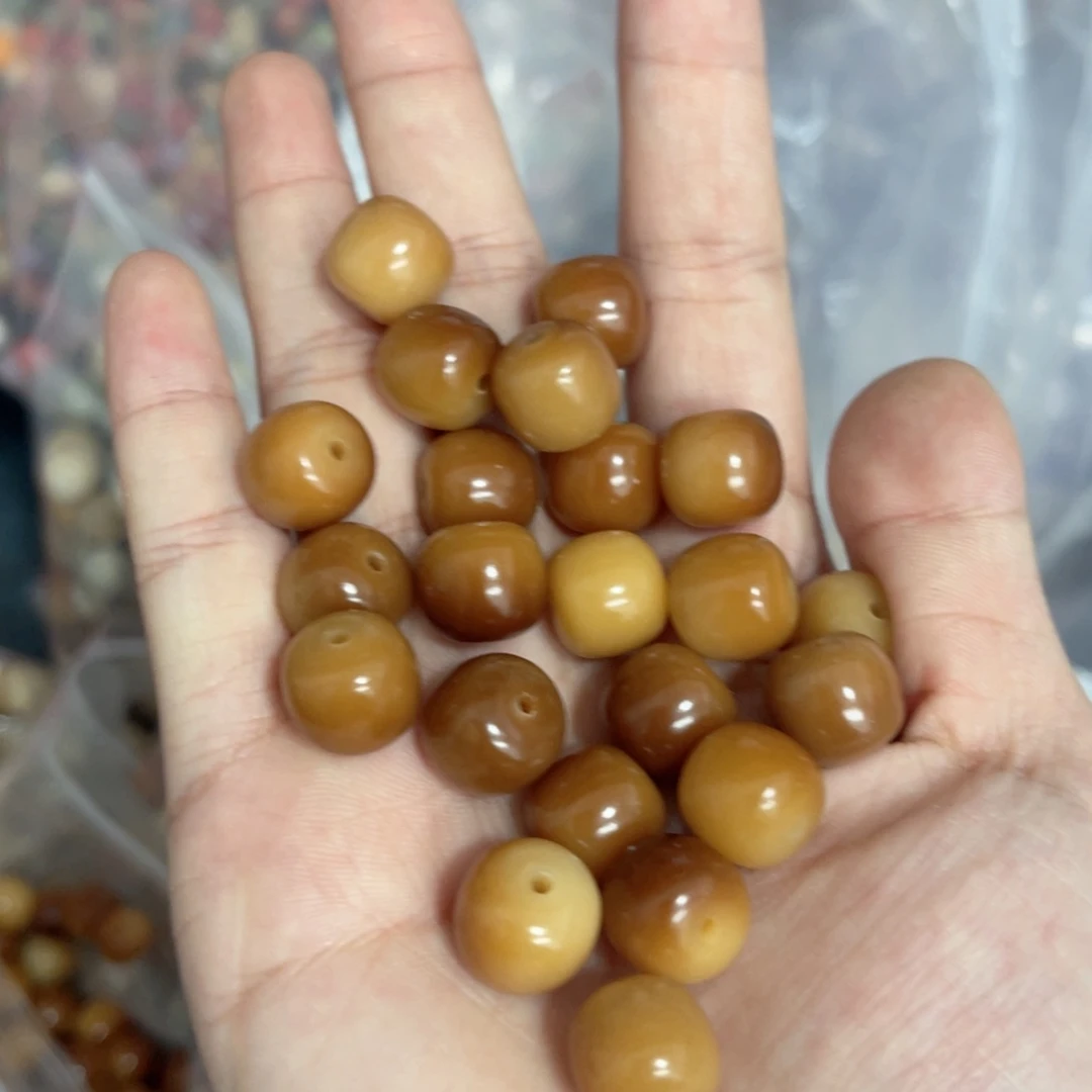 白玉菩提吊坠q/12mm/100+10颗