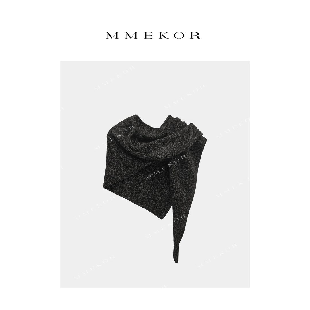 MMEKOR“意式披肩” 2025新款暗黑内啡肽时髦精致披肩 25911