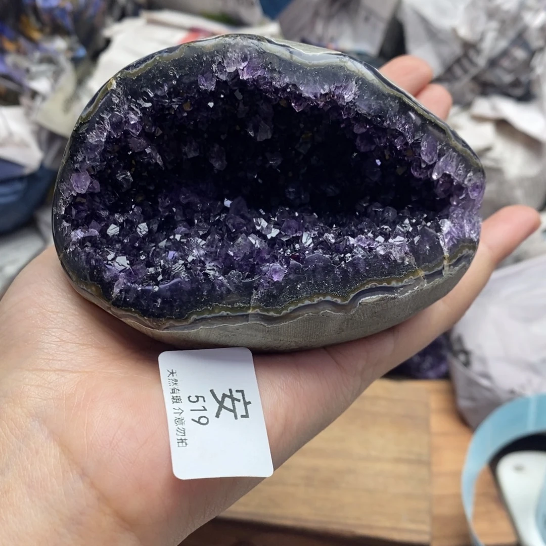珠宝半成品紫晶未镶嵌