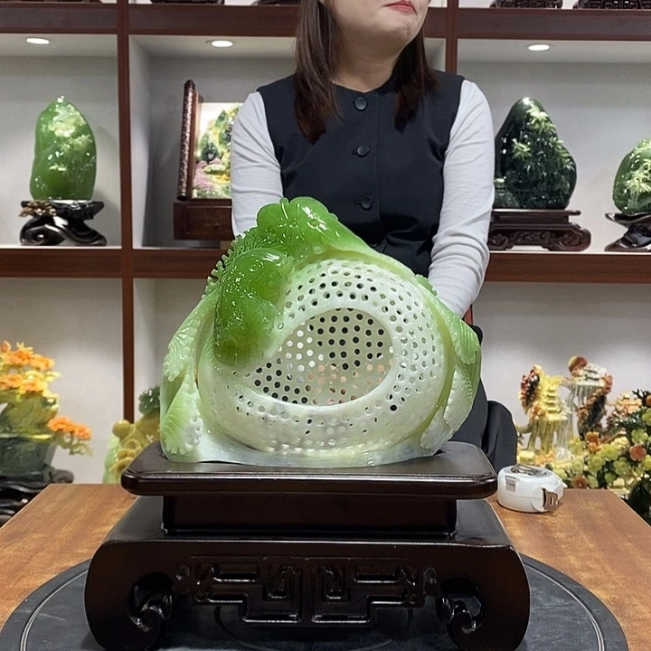 用***s玉山水摆件 玄关摆件