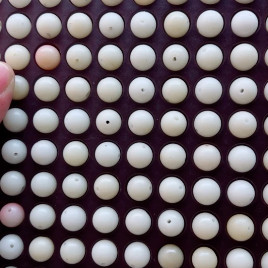 吊坠白玉菩提瑕疵12白玉圆珠200颗