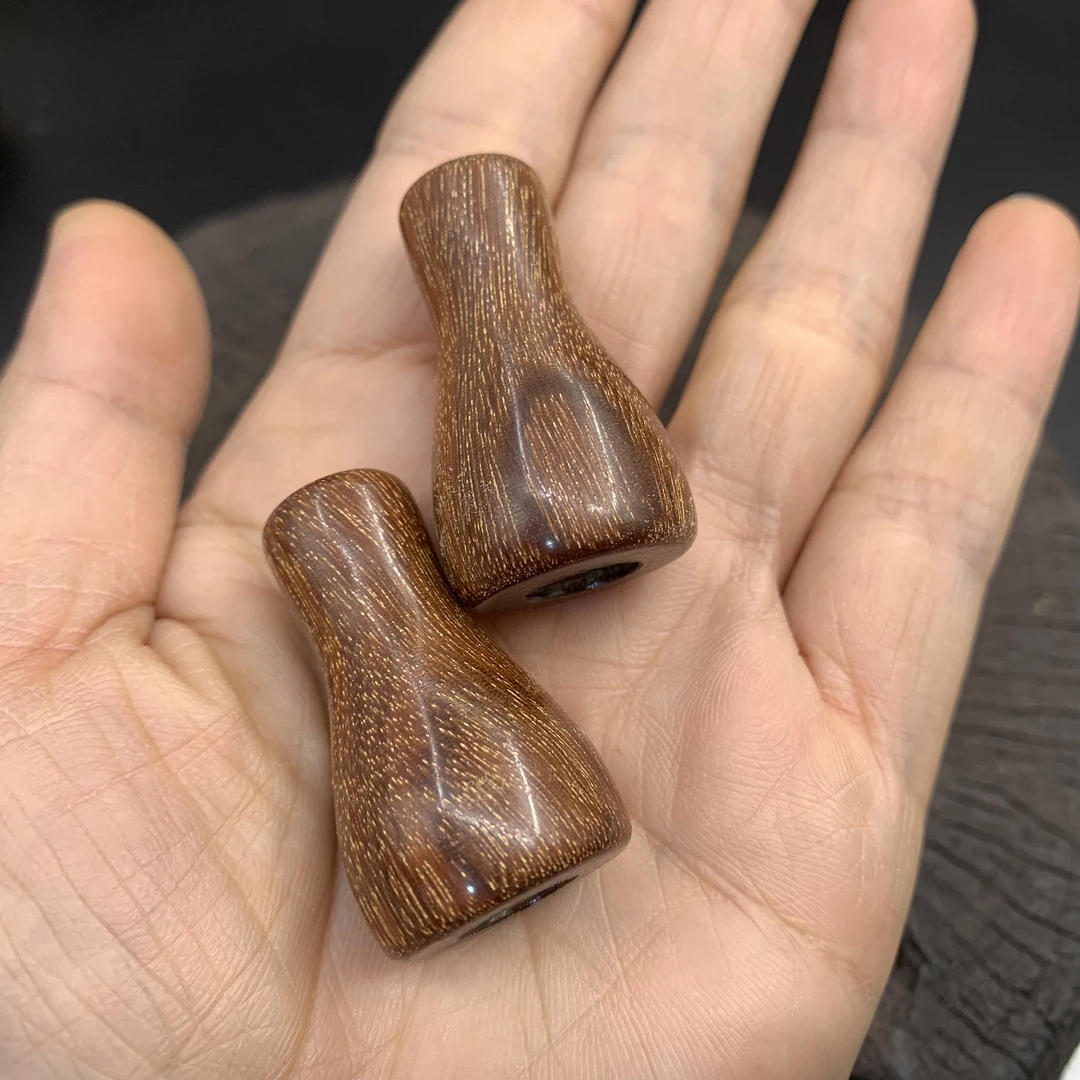 网秋粒手搓水滴轮金星紫檀握丸S/D牌通用常规款一对网秋粒diy