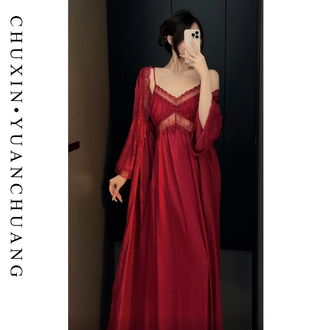 【月光美人】吊带睡衣蕾丝女爆款2026新款女大性感高级感纯欲风睡裙