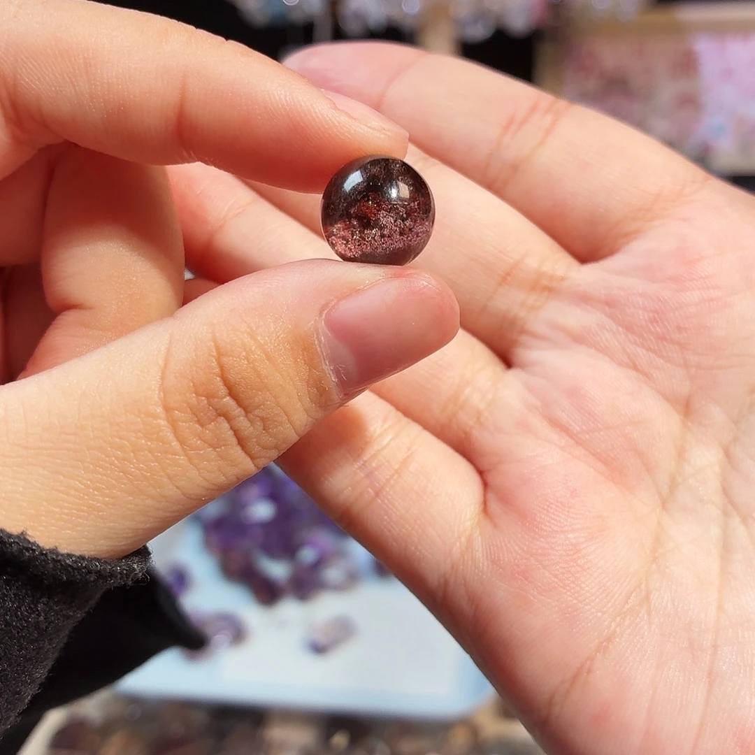 吊坠(不含链)未镶嵌水晶新品 幽灵圆珠 打孔定制不退换