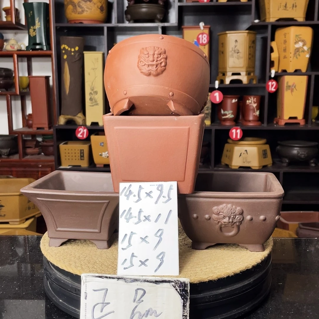 紫砂D-婉秋紫砂花盆