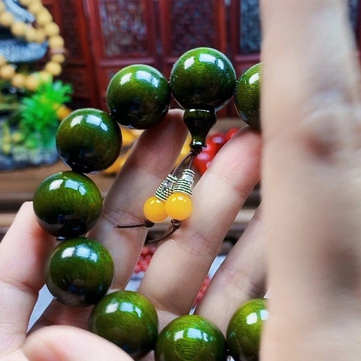 清***风金丝楠手串/手链金丝楠木