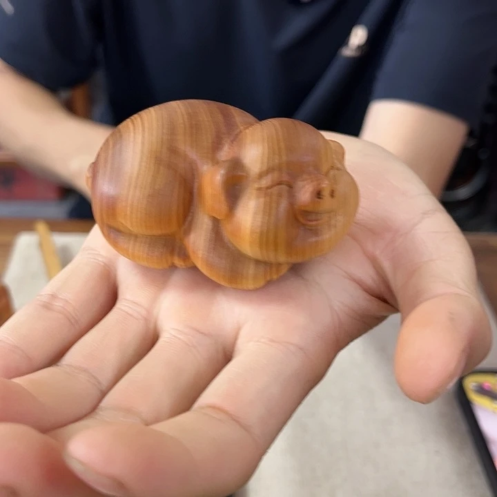 风***静柏木（崖柏）崖柏福猪
