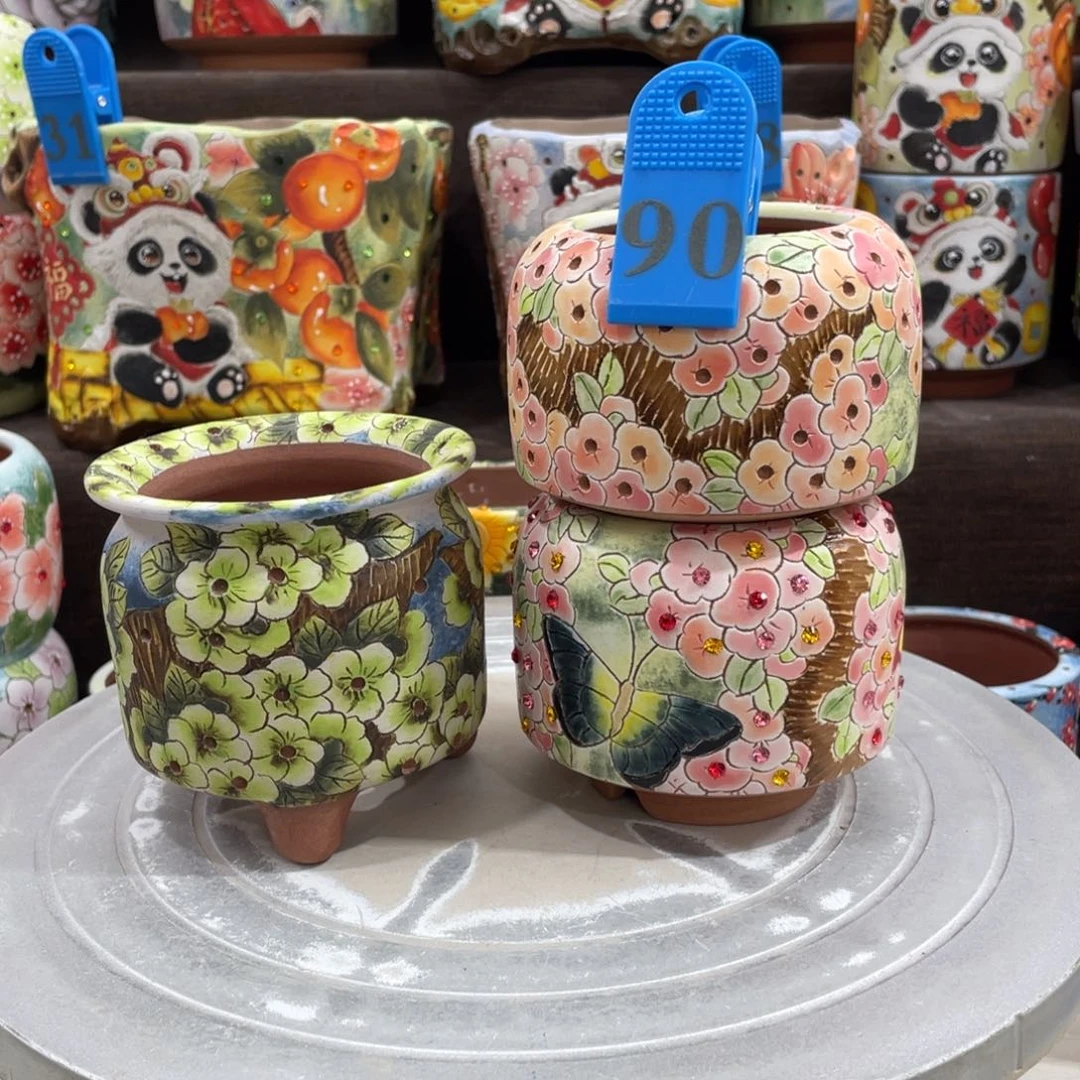 红陶钟****馆多肉花盆特价