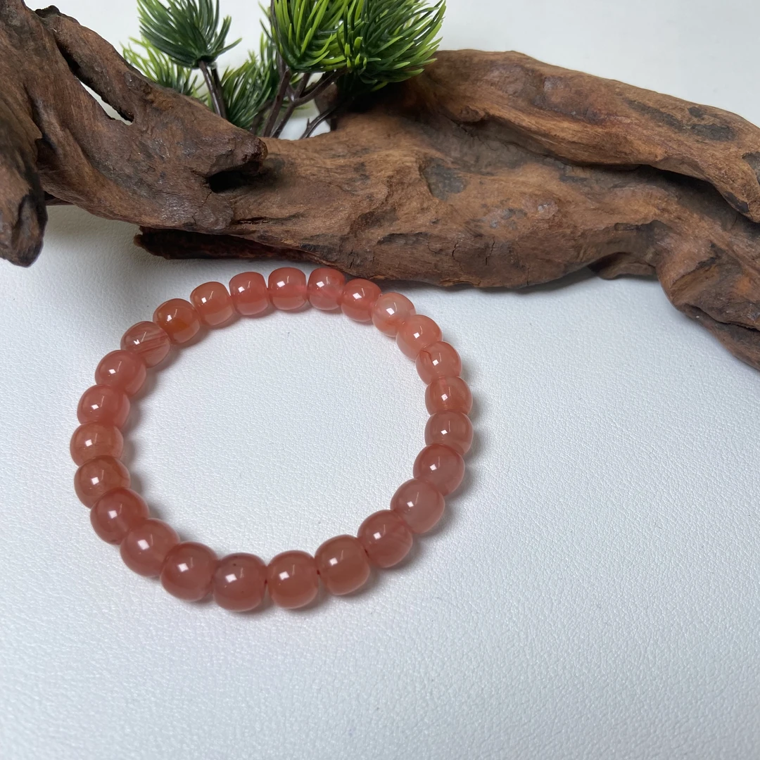 【央网专属】原矿南红玛瑙老型单圈手串CY12000A1105（多样性发其一）