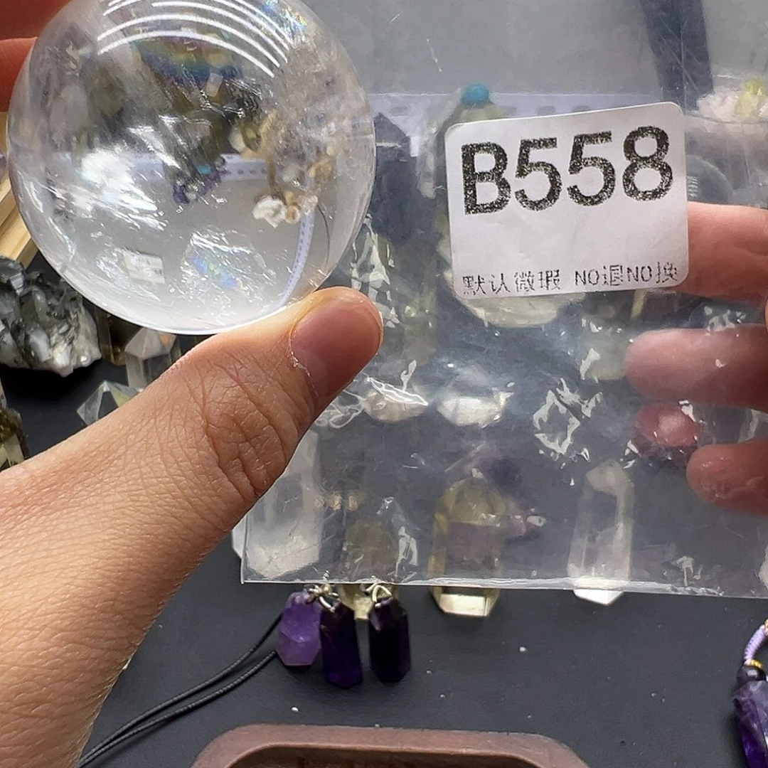 水晶未镶嵌珠宝半成品