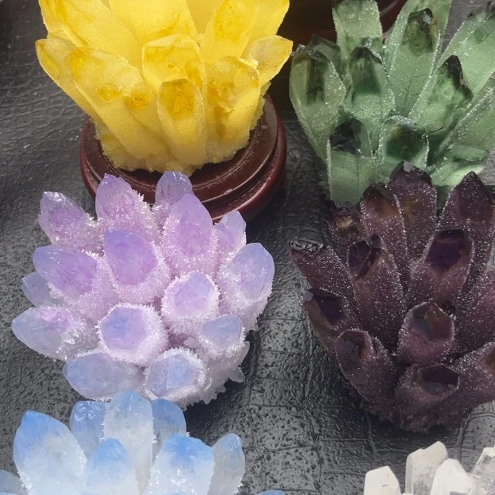 琉璃手工艺品寒*晶簇