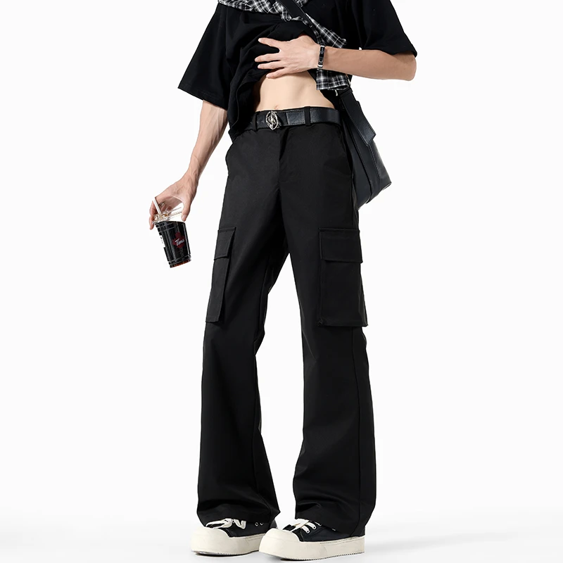 夏季直筒牛仔裤男休闲百搭潮流宽松显瘦青年无弹聚酯纤维裤子