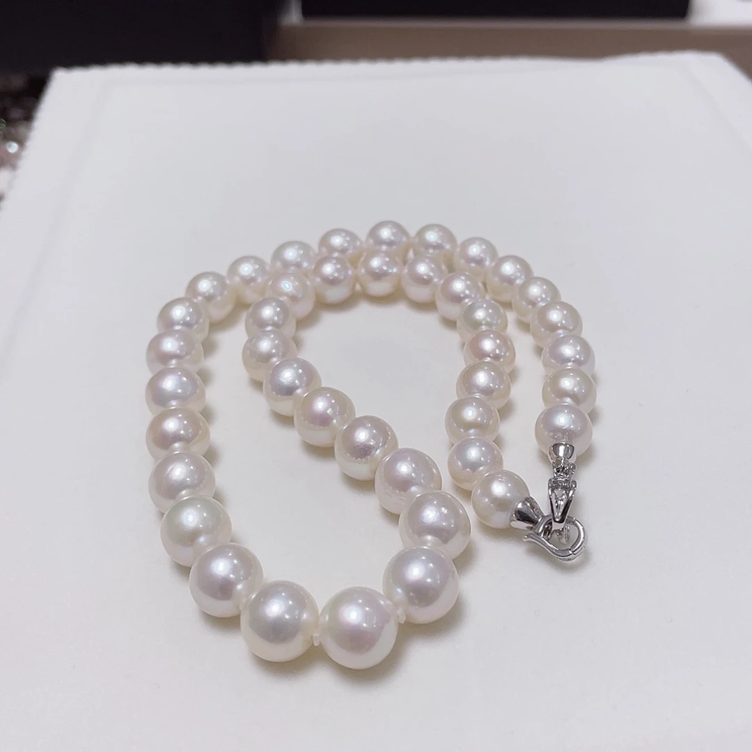 银S925镶嵌颈饰淡水珍珠