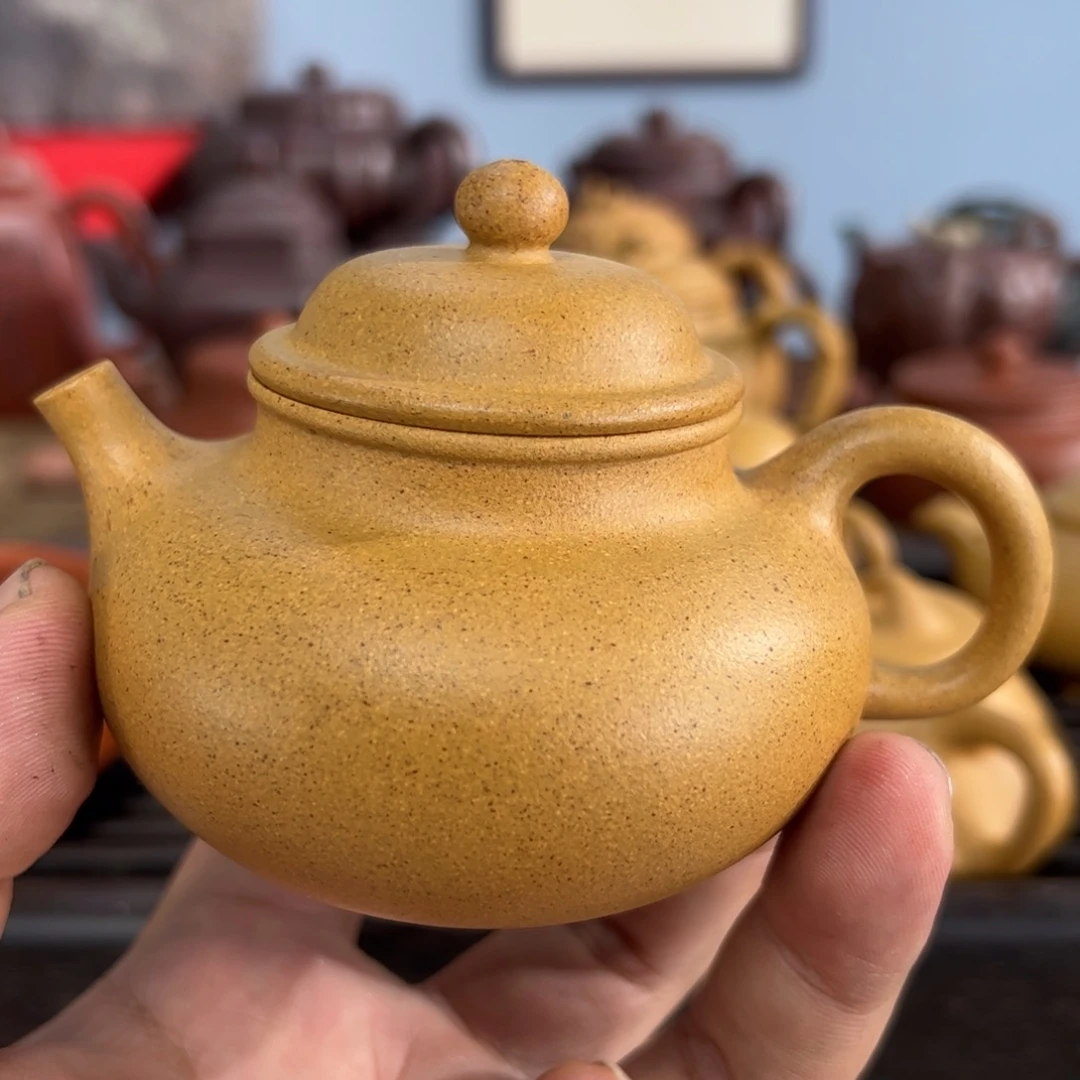 听***风茶壶紫砂全手制作