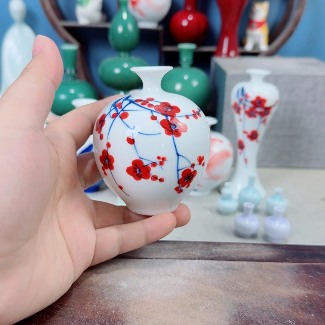 陶瓷手工小花器摆件