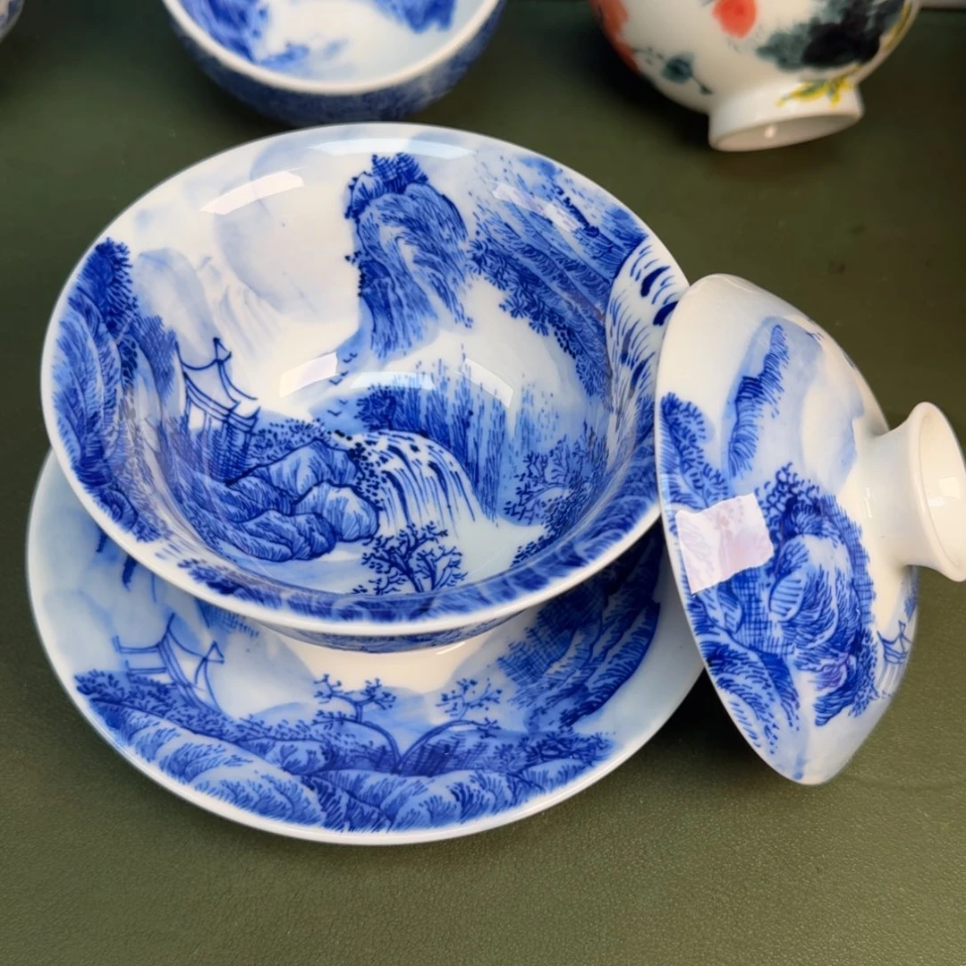 陶景德镇纯手绘茶具圆圆229