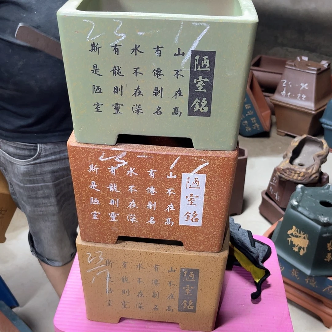 紫砂花盆紫砂等传统