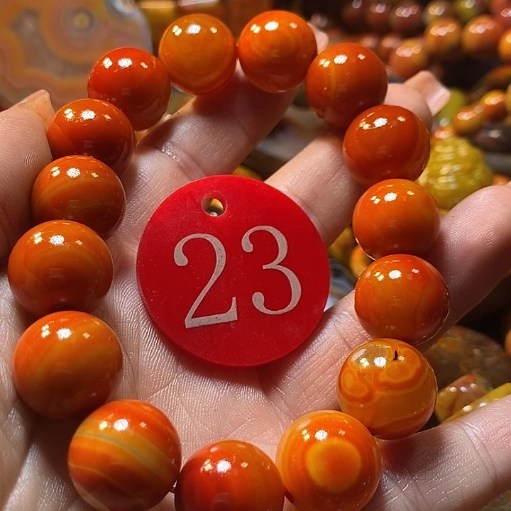 大***国玛瑙/玉髓未镶嵌手链