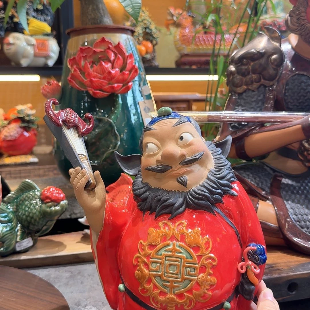陶瓷绝版福在眼前精品