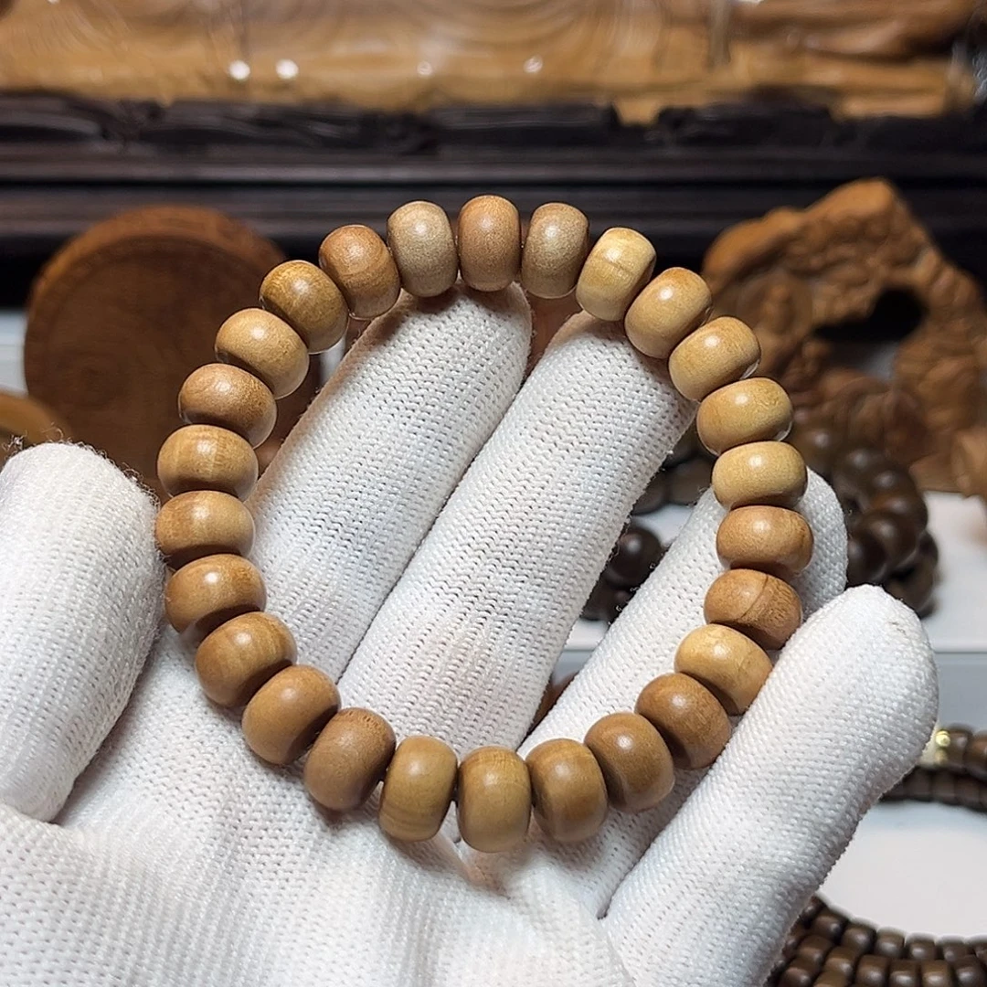 L***C檀香木手串/手链老山檀算盘珠