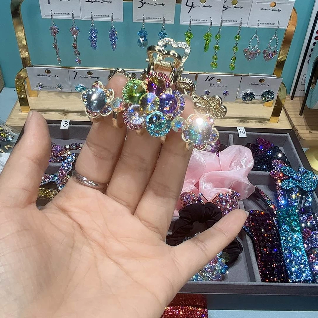 布艺铁合金发夹发饰