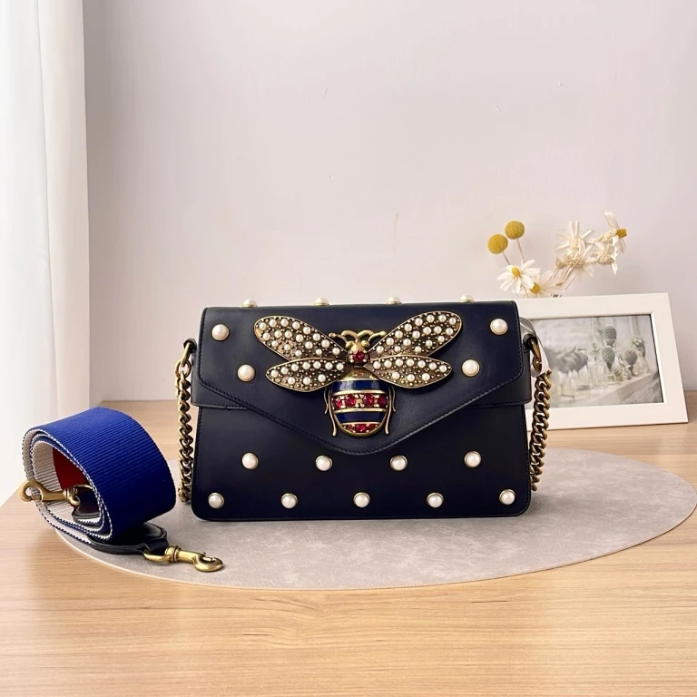 95新 GUCCI/古驰 【九筒奢品】Broadway单肩包/3290