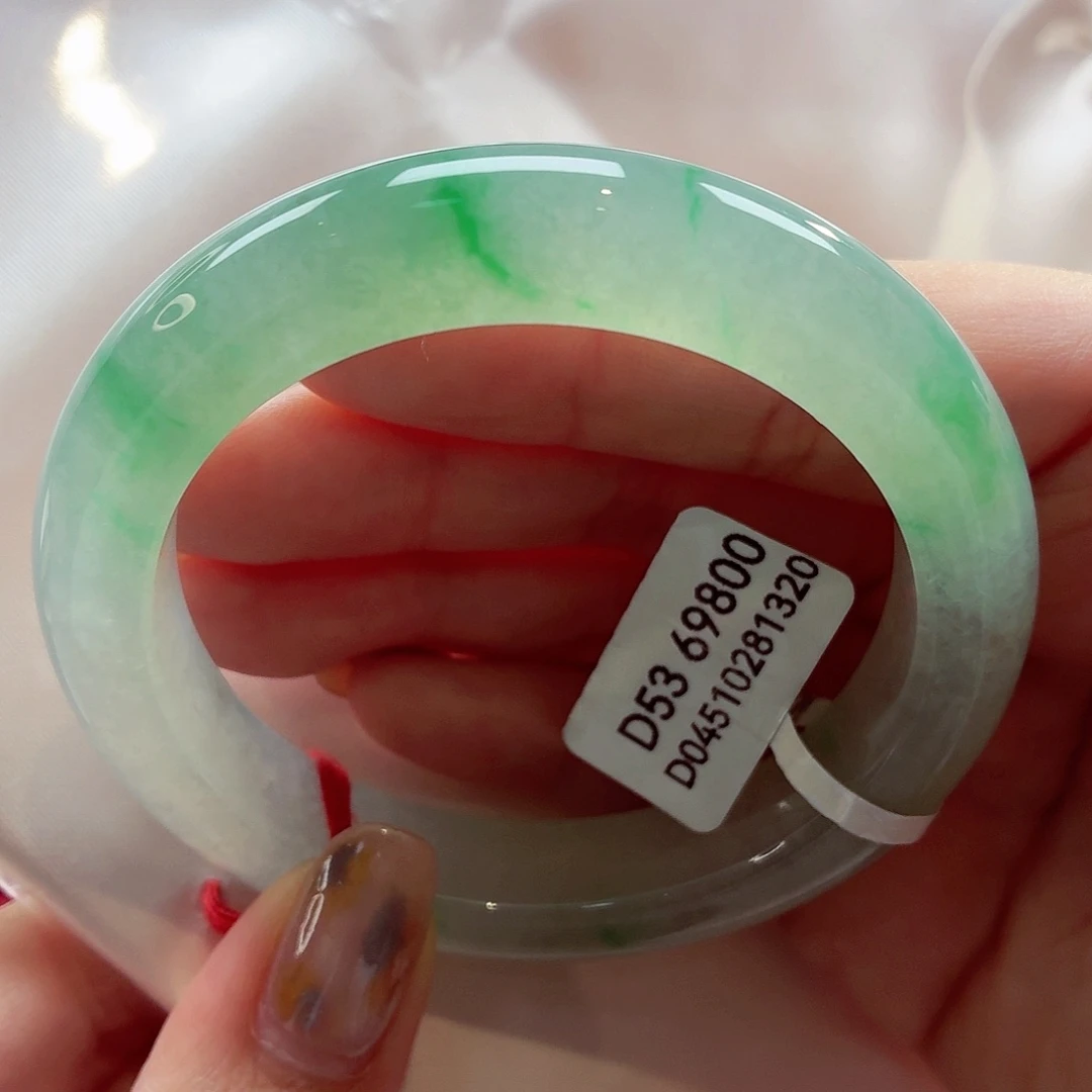 翡翠未镶嵌手镯22（75号）有包容