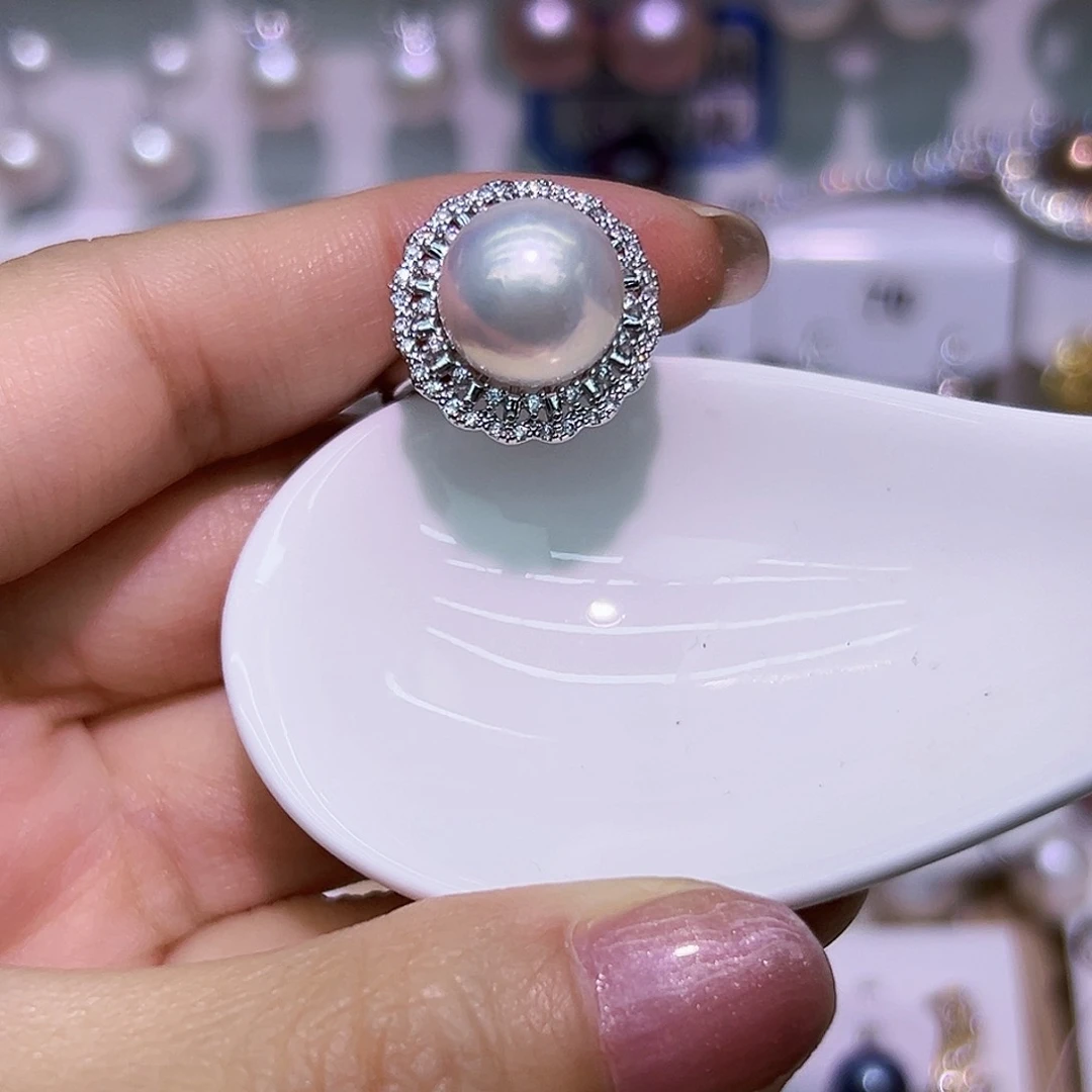 未镶嵌耳饰淡水珍珠