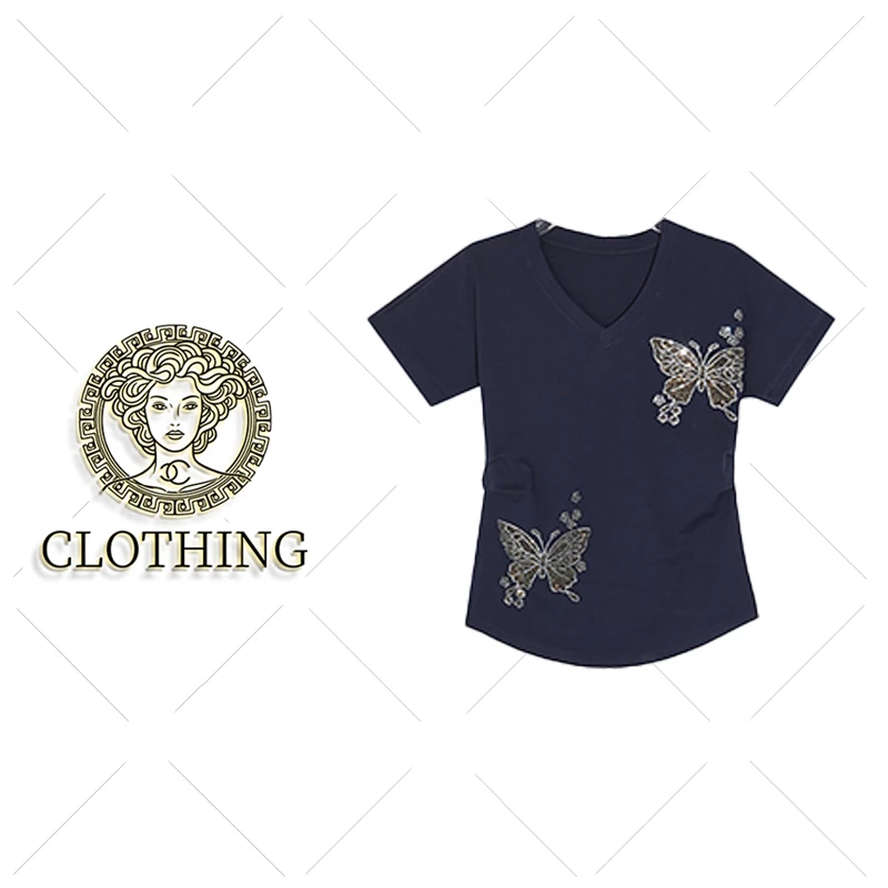 【CLOTHING/原创设计】A68926新款洋气百搭休闲短袖25