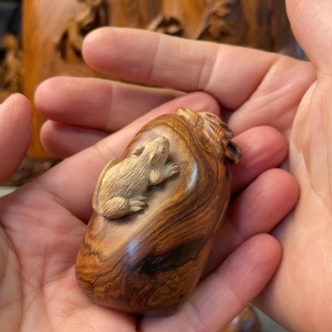 【闪购商品】黄花梨/降香黄檀把件……………………..