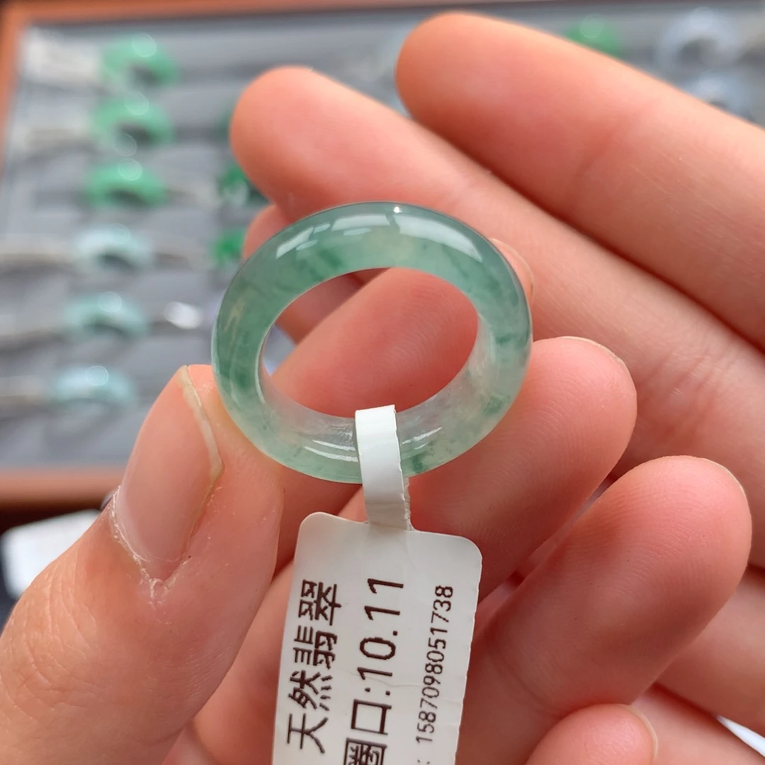 翡翠戒指未镶嵌旭天然