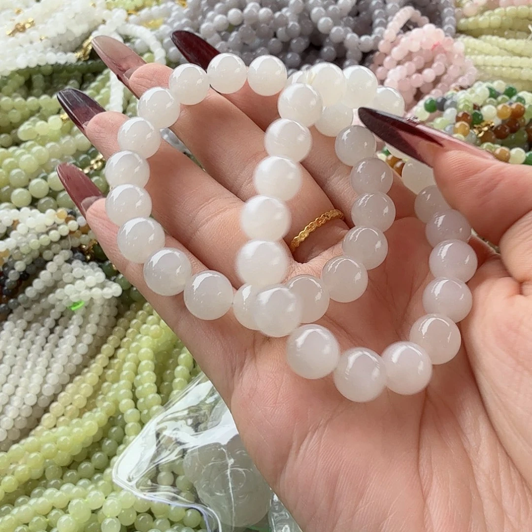 和田玉未镶嵌颈饰拍一发一