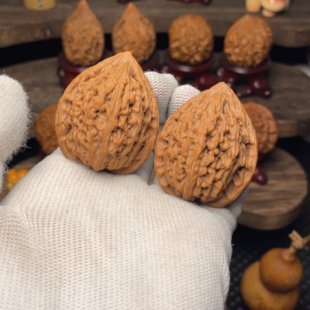 文玩核桃把件秦岭野生山魄系列归一36