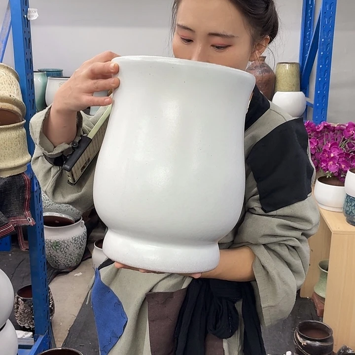 23×31 -粗陶花盆有孔-买买买