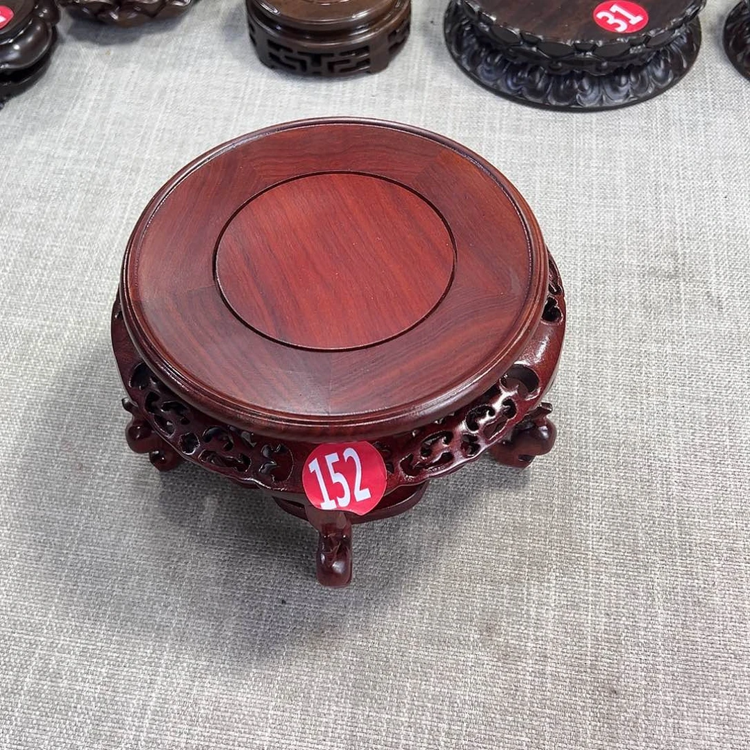 红木底座精雕工艺品
