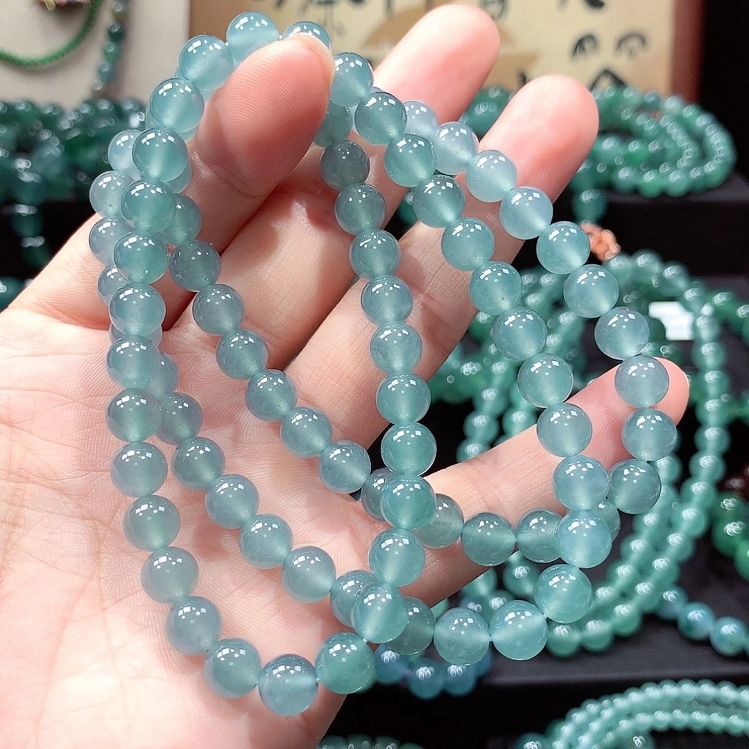 翡翠未镶嵌手链卡8