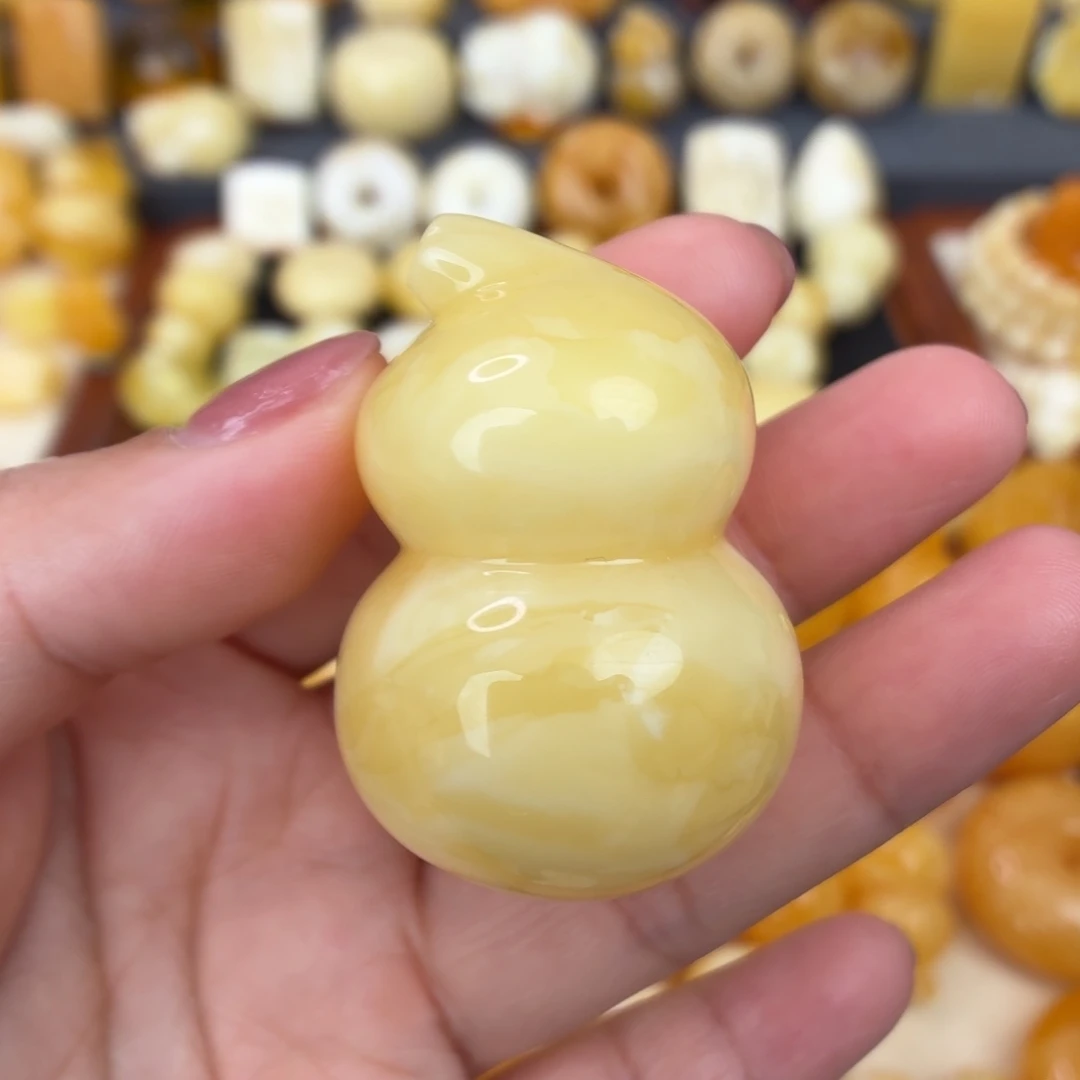 蜜蜡未镶嵌吊坠(不含链)葫芦